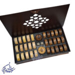 مهره تخته نرد چوبی اعلا جعبه چوبی - Image 2