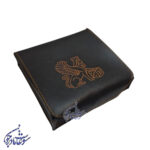 مهره تخته نرد چوبی اعلا جعبه چرمی - Image 8