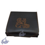 مهره تخته نرد چوبی اعلا جعبه چرمی - Image 7