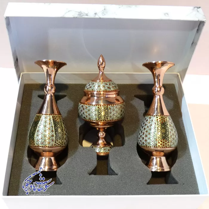 باکس هدیه مس و خاتم