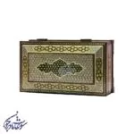 جعبه کارد و چنگالی خاتم کاری مدل صلیبی