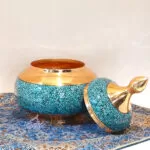 قندان فیروزه کوب سایز بزرگ بزرگ - Image 3