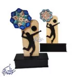 تندیس ورزشی بشقاب دار
