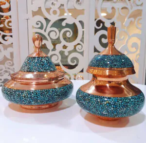 قندان دخلی و سفینه فیروزه کوبی
